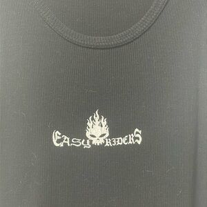 Men’s Large black Easy Riders ribbed tank top